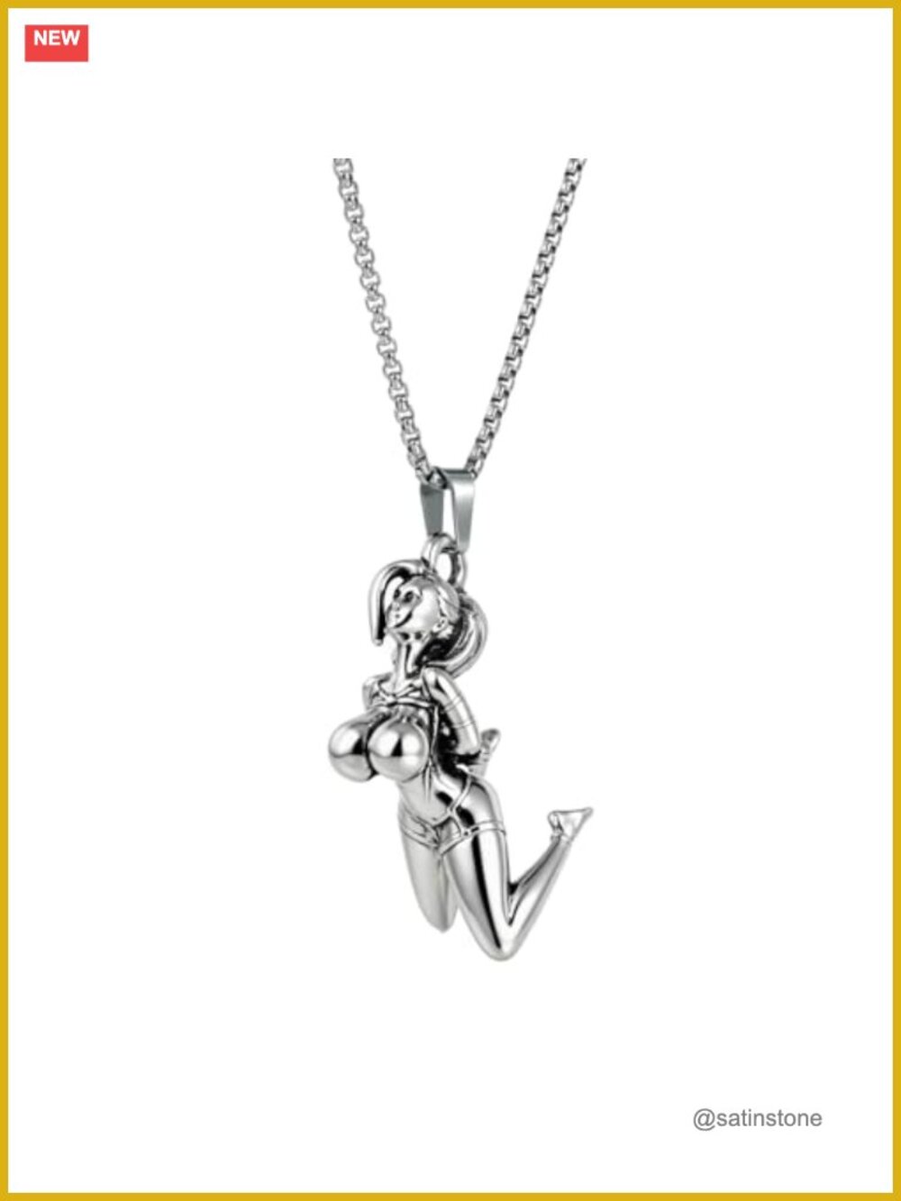 Sterling Silver Fairy Pendant Necklace Whimsical Fantasy Charm 18 Inch